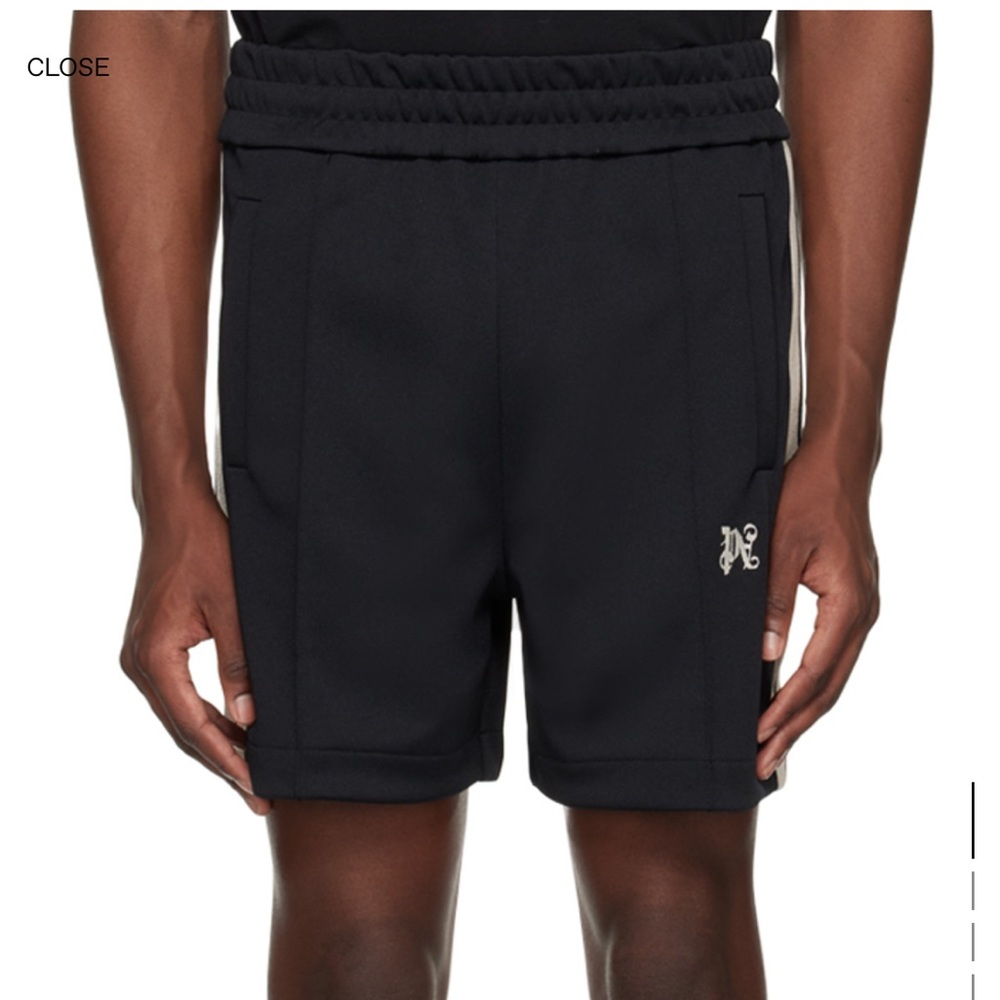 Palm Angels Black Shorts
